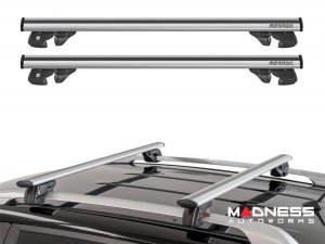Jeep Renegade Roof Rack Cross Bars - for models w/ factory roof rails - Silver (2015-2023)